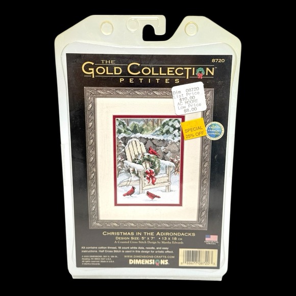 NEW Dimensions Gold Collection Petite #8720 Christmas in the Adirondacks XStitch - Picture 1 of 3